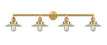Innovations Lighting 215-SG-G2 - Halophane - 4 Light - 45 inch - Satin Gold - Adjustable Bath Vanity Light