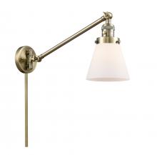 Innovations Lighting 237-AB-G61 - Cone - 1 Light - 8 inch - Antique Brass -Adjustable Swing Arm