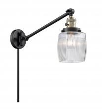 Innovations Lighting 237-BAB-G302 - Colton - 1 Light - 8 inch - Black Antique Brass - Swing Arm