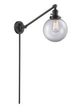 Innovations Lighting 237-OB-G202-8 - Beacon - 1 Light - 8 inch - Oil Rubbed Bronze - Swing Arm