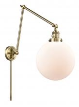 Innovations Lighting 238-AB-G201-10 - Beacon - 1 Light - 10 inch - Antique Brass - Swing Arm