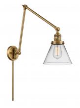 Innovations Lighting 238-BB-G42 - Cone - 1 Light - 8 inch - Brushed Brass - Swing Arm