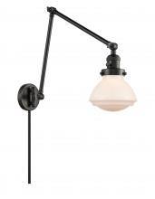 Innovations Lighting 238-BK-G321 - Olean - 1 Light - 9 inch - Matte Black -Adjustable Swing Arm