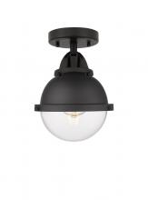 Innovations Lighting 288-1C-BK-HFS-62-BK-LED - Hampden - 1 Light - 7 inch - Matte Black - Semi-Flush Mount