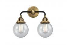 Innovations Lighting 288-2W-BAB-G204-6 - Beacon - 2 Light - 14 inch - Black Antique Brass - Bath Vanity Light