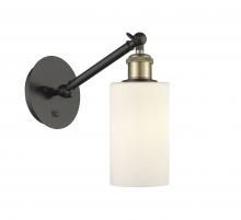 Innovations Lighting 317-1W-BAB-G801 - Clymer - 1 Light - 4 inch - Black Antique Brass - Sconce