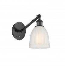 Innovations Lighting 317-1W-BK-G441 - Brookfield - 1 Light - 6 inch - Matte Black - Sconce