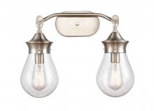 Innovations Lighting 414-2W-SN-G4142-6 - Genesis - 2 Light - 18 inch - Satin Nickel - Bath Vanity Light