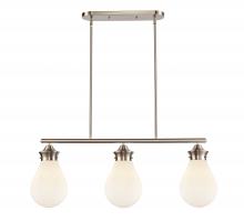 Innovations Lighting 414-3I-SN-G4141-8 - Genesis - 3 Light - 39 inch - Satin Nickel - Cord hung - Island Light