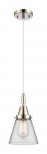 Innovations Lighting 447-1P-PN-G62 - Cone - 1 Light - 6 inch - Polished Nickel - Mini Pendant