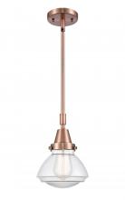 Innovations Lighting 447-1S-AC-G322 - Olean - 1 Light - 7 inch - Antique Copper - Mini Pendant