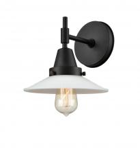 Innovations Lighting 447-1W-BK-G1 - Halophane - 1 Light - 9 inch - Matte Black - Sconce