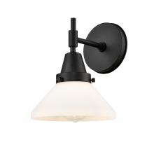 Innovations Lighting 447-1W-BK-W-LED - Caden - 1 Light - 8 inch - Matte Black - Sconce