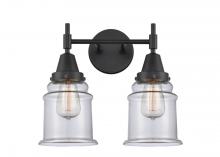 Innovations Lighting 447-2W-BK-G182 - Canton - 2 Light - 15 inch - Matte Black - Bath Vanity Light