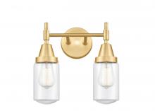 Innovations Lighting 447-2W-SG-G312 - Dover - 2 Light - 14 inch - Satin Gold - Bath Vanity Light