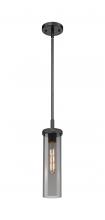 Innovations Lighting 471-1S-BK-G471P-12SM - Lincoln - 1 Light - 4 inch - Matte Black - Pendant