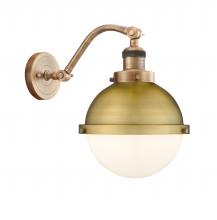 Innovations Lighting 515-1W-BB-HFS-81-BB - Hampden - 1 Light - 9 inch - Brushed Brass - Sconce