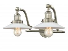 Innovations Lighting 515-2W-SN-G1 - Halophane - 2 Light - 18 inch - Brushed Satin Nickel - Adjustable Bath Vanity Light