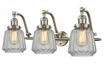Innovations Lighting 515-3W-SN-G142 - Chatham - 3 Light - 28 inch - Brushed Satin Nickel - Adjustable Bath Vanity Light