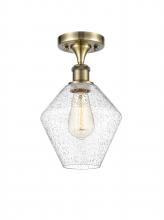 Innovations Lighting 516-1C-AB-G654-8 - Cindyrella - 1 Light - 8 inch - Antique Brass - Semi-Flush Mount