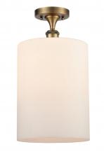 Innovations Lighting 516-1C-BB-G111-L - Cobbleskill - 1 Light - 9 inch - Brushed Brass - Semi-Flush Mount