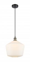 Innovations Lighting 516-1P-BAB-G651-12 - Cindyrella - 1 Light - 12 inch - Black Antique Brass - Cord hung - Mini Pendant