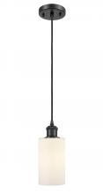 Innovations Lighting 516-1P-BK-G801 - Clymer - 1 Light - 4 inch - Matte Black - Cord hung - Mini Pendant