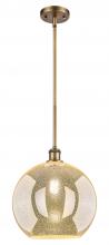 Innovations Lighting 516-1S-BB-G128-12 - Athens - 1 Light - 12 inch - Brushed Brass - Mini Pendant