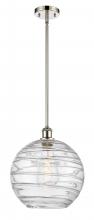 Innovations Lighting 516-1S-PN-G1213-12 - Athens Deco Swirl - 1 Light - 12 inch - Polished Nickel - Mini Pendant