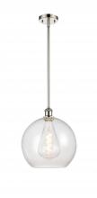 Innovations Lighting 516-1S-PN-G124-12 - Athens - 1 Light - 12 inch - Polished Nickel - Mini Pendant