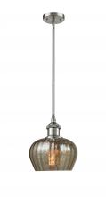 Innovations Lighting 516-1S-SN-G96-LED - Fenton - 1 Light - 7 inch - Brushed Satin Nickel - Mini Pendant