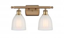 Innovations Lighting 516-2W-BB-G441 - Brookfield - 2 Light - 16 inch - Brushed Brass - Bath Vanity Light