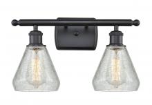 Innovations Lighting 516-2W-BK-G275 - Conesus - 2 Light - 16 inch - Matte Black - Bath Vanity Light