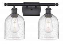 Innovations Lighting 516-2W-BK-G558-6SDY - Bella - 2 Light - 16 inch - Matte Black - Bath Vanity Light