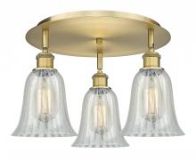 Innovations Lighting 516-3C-BB-G2811 - Hanover - 3 Light - 18 inch - Brushed Brass - Flush Mount