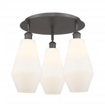 Innovations Lighting 516-3C-OB-G651-7 - Cindyrella - 3 Light - 19 inch - Oil Rubbed Bronze - Flush Mount