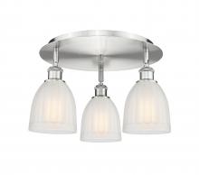 Innovations Lighting 516-3C-SN-G441 - Brookfield - 3 Light - 18 inch - Satin Nickel - Flush Mount