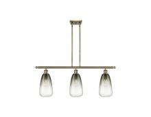 Innovations Lighting 516-3I-AB-G480-6SL - Brookhaven Almond - 3 Light - 36 inch - Antique Brass - Stem Hung - Island Light