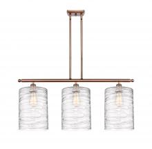 Innovations Lighting 516-3I-AC-G1113-L - Cobbleskill - 3 Light - 36 inch - Antique Copper - Stem hung - Island Light