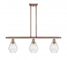 Innovations Lighting 516-3I-AC-G654-6 - Cindyrella - 3 Light - 36 inch - Antique Copper - Stem hung - Island Light