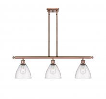 Innovations Lighting 516-3I-AC-GBD-754 - Bristol - 3 Light - 36 inch - Antique Copper - Stem hung - Island Light