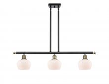 Innovations Lighting 516-3I-BAB-G91 - Fenton - 3 Light - 36 inch - Black Antique Brass - Stem hung - Island Light