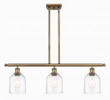 Innovations Lighting 516-3I-BB-G558-6CL - Bella - 3 Light - 36 inch - Brushed Brass - Stem hung - Island Light