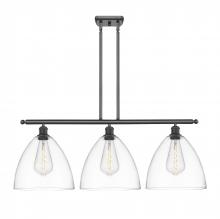 Innovations Lighting 516-3I-BK-GBD-122 - Bristol - 3 Light - 39 inch - Matte Black - Cord hung - Island Light