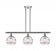 Innovations Lighting 516-3I-PC-G556-8CL - Rochester - 3 Light - 36 inch - Polished Chrome - Stem hung - Island Light
