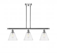 Innovations Lighting 516-3I-PC-GBC-84 - Berkshire - 3 Light - 36 inch - Polished Chrome - Stem hung - Island Light