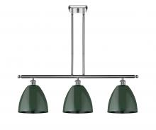 Innovations Lighting 516-3I-PC-MBD-9-GR - Plymouth - 3 Light - 36 inch - Polished Chrome - Stem hung - Island Light