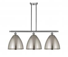 Innovations Lighting 516-3I-SN-MBD-12-SN - Bristol - 3 Light - 39 inch - Brushed Satin Nickel - Stem hung - Island Light