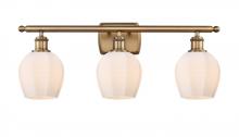 Innovations Lighting 516-3W-BB-G461-6 - Norfolk - 3 Light - 26 inch - Brushed Brass - Bath Vanity Light