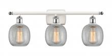 Innovations Lighting 516-3W-WPC-G105 - Belfast - 3 Light - 26 inch - White Polished Chrome - Bath Vanity Light